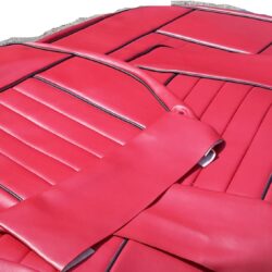 SETETREKK - KIT RØD M/SORT PIPING MGB 62-68 - TYPE 1