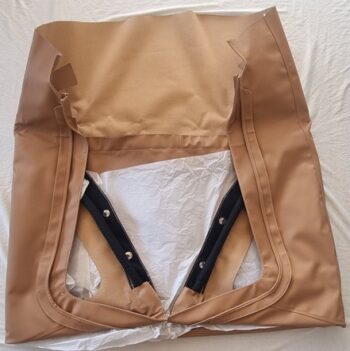 HOOD UTEN HAIDRAIL MGB 71> ZW - HR BEIGE